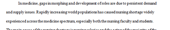 Why might the development and morphing of roles based on gaps in medicine be problematic for advancement of APRNs