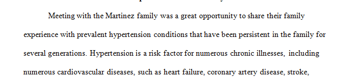 Assess the effect of the patient family or population problem you defined in the previous assessment on the quality of care