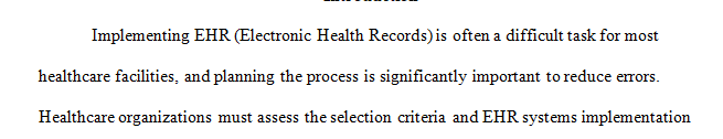 Consider an opportunity for tracking care improvement.