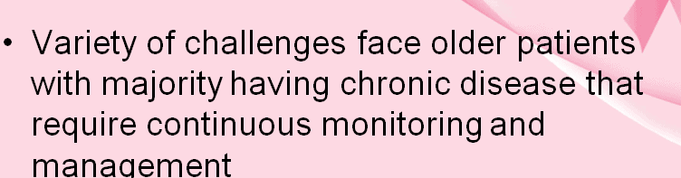 Define the problem. (Telemedicine for Geriatrics Patients)