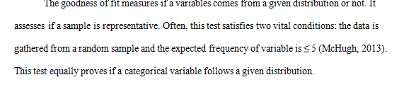 Describe the chi-square goodness-of-fit test.