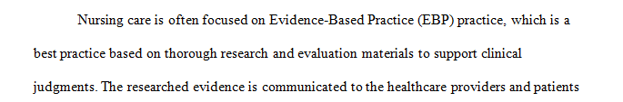 Identify a specific evidence-based topic for the capstone project change proposal.