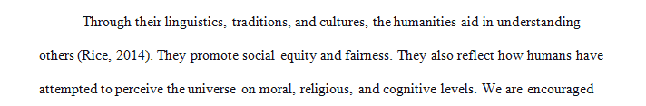 The humanities is a broad subject that includes many branches of human creation