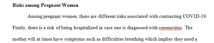 What are the risks of COVID-19 if you are pregnant