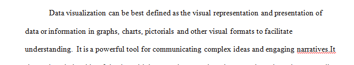 What is your definition of data visualization