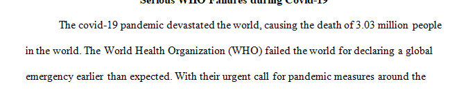 What the WHO has put forward to sustain development goals and control measures critical for lessening future health disparities.