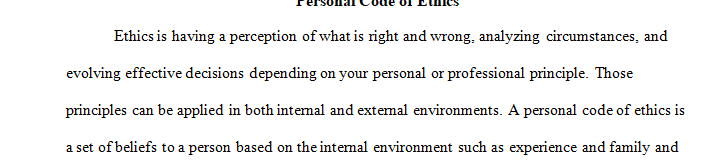 Adopting a personal code of conduct can guide leaders and managers to make and prioritize decisions. 