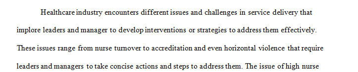 Benchmark - Effective Approaches in Leadership and Management