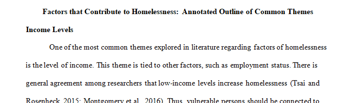 Craft your literature review by developing an initial outline, based on themes you have drawn from the studies.