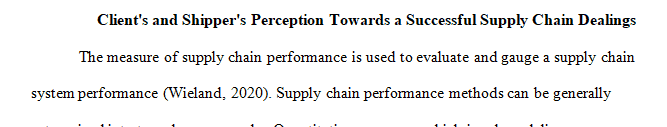 Describe the differences between these two perspectives in supply chain design.