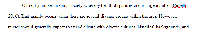 Describe two ways as a nurse to improve cultural competence as it relates to the nursing process.