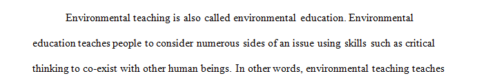Do you interpret Hillocks's notion of environmental teaching especially in comparison to other theories we have studied