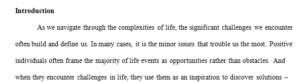 Do you tend to see events as opportunities or obstacles