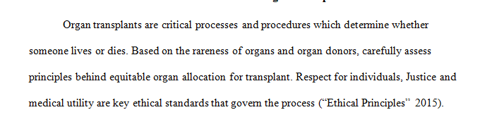 Each year almost 5,000 people die in the United States while waiting for organ transplants.