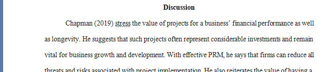 Read Exploring the Value of Risk Management for Projects