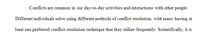 The five models of conflict resolution in the Thomas-Kilmann instrument