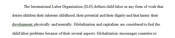 What are some aspects of globalization and capitalism that have contributed to the economic abuse of children in developing countries