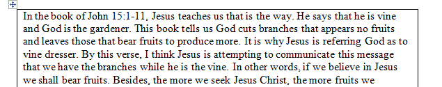 What was Jesus's point in the teaching