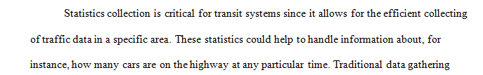 What were the traditional methods of data collection in the transit system