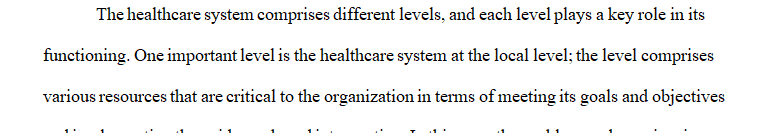Why is understanding the health care system at the local level important to consider when planning an EB