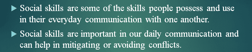 Workable plan to improve the Social Skills component of emotional intelligence and competencies of people in a secondary education setting