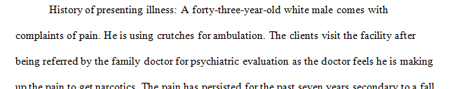 Briefly summarize the patient case study you were assigned