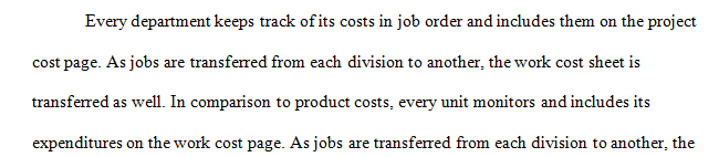 Compare and contrast job-order and process costing systems.