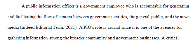 Describe the role of the Public Information Officer in media relations and reporting during an incident.