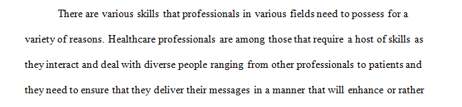 Discuss one personal strength and one weakness you have regarding professional presentations.