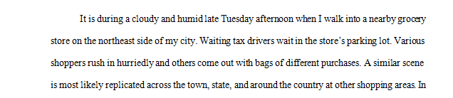 Take 5 minutes out of your day and in a setting where there are other people participating in normal activities (wo