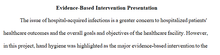 How can hand hygiene reduces or prevent Hospital-acquired Infections