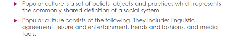 One way to identify changes in popular culture is to examine new terms and concepts that arise and quickly become prevalent in society.