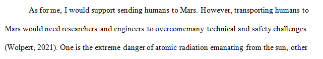 Should we send humans to Mars