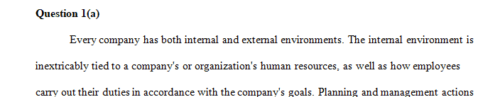 Situation analysis reviews the internal and external environments against senior leadership’s goals objections and direction for the organization.