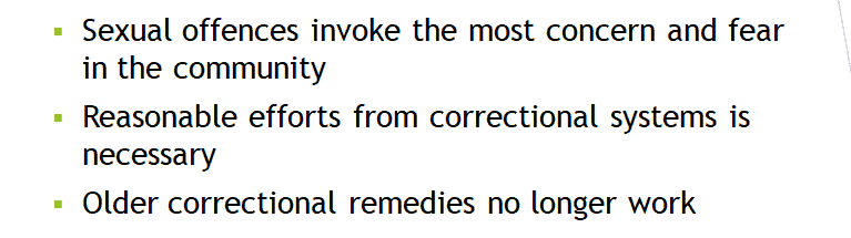 The effectiveness of treatment for adult sexual offenders