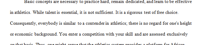 What evidence can you point to that validates the claim that sport has widened the concept of democracy in the African American community