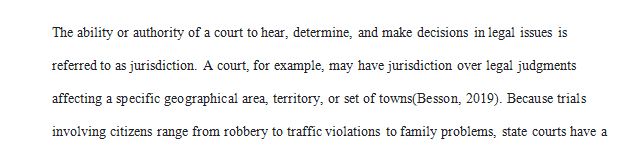 Jurisdiction is the foundation of every case.