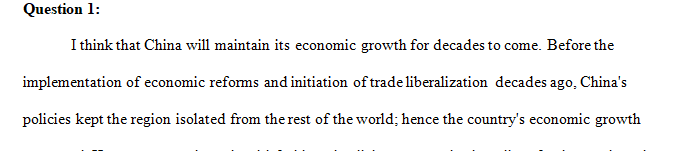Will China maintain its strong economic growth in the years to come