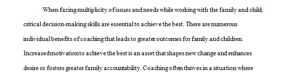You are on a mission to learn what improvements you need to make in your coaching skills. 
