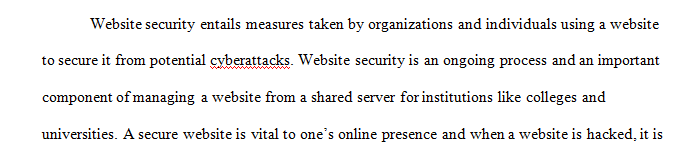 You are the web master of a college website. You share a server with other school departments