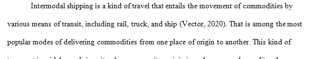 Compare two examples of intermodal container and freight technology.
