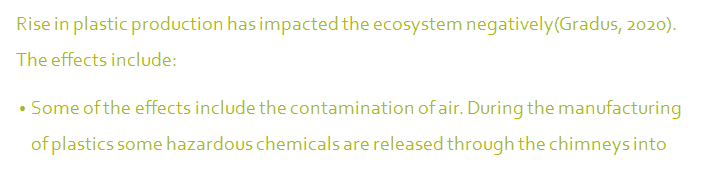Chose a processed product (e.g., computer, Styrofoam product, plastic product, diapers, or vehicle tires)