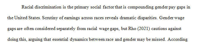 What social factors contribute to the gender wage gap in the United States