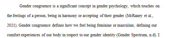 5 journal entries regarding any topic in relation to gender