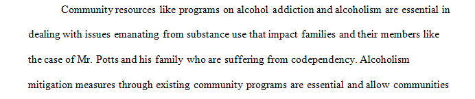 As an example of treatment resources in the Potts family's community the following are programs that serve Wayne County New York and its residents