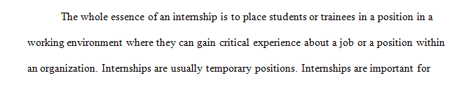 Tell a little about your role daily schedule internship responsibilities and tasks
