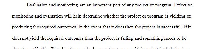 Write a 350-500-word evaluation section for your grant proposal that describes how you will evaluate your project’s progress