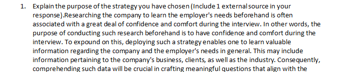 You are required to schedule an interview with your Career Development Coach at the completion of Unit 3