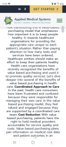 The Benefits of Value Based Purchasing in Health Care