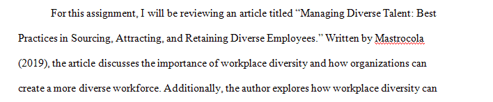 As an HR professional it is important to understand the overall makeup of an organization especially company staff
